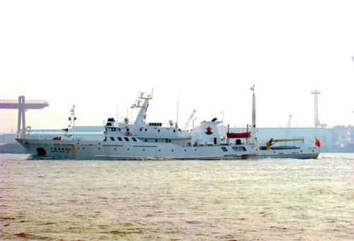 資料圖:中國漁政202船