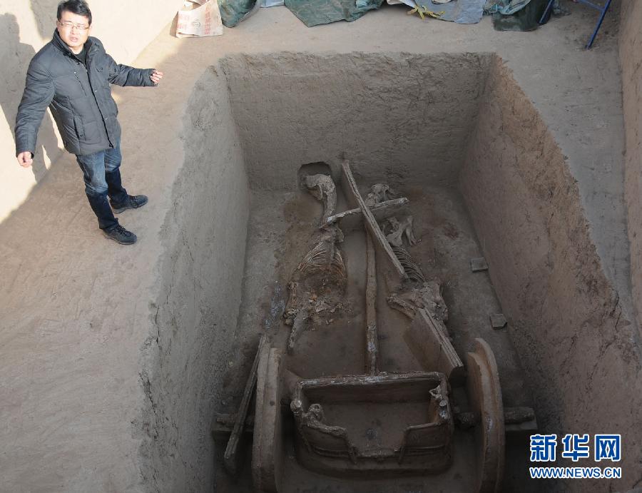 甘肅甘谷出土距今2000多年的秦人戰(zhàn)車【高清組圖】
