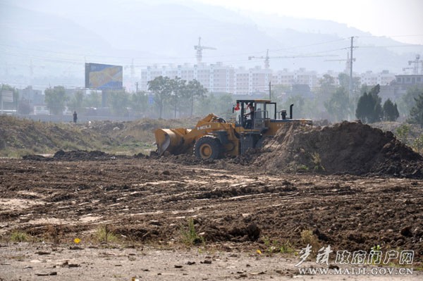 馬跑泉公園提升改造工程施工現(xiàn)場