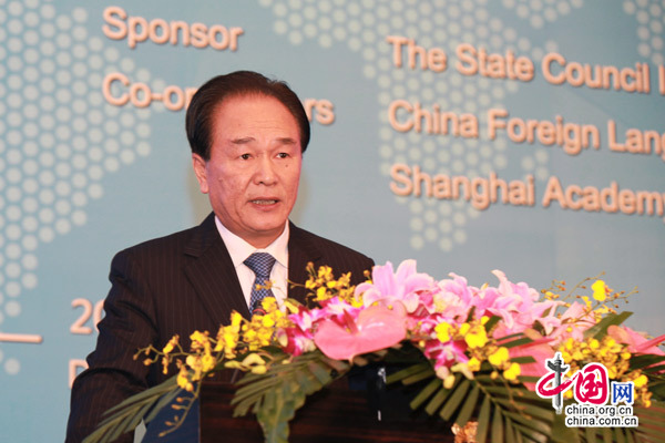 國務(wù)院新聞辦公室主任蔡名照發(fā)表主題演講