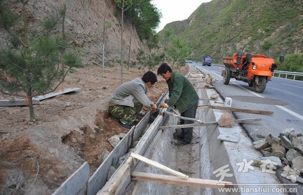 5月4日縣委書記劉天波檢查道路綠化工程 (11).jpg