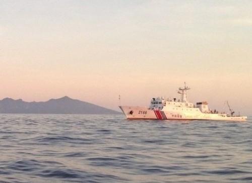 中國4艘海警船中秋節(jié)巡航釣魚島 已連續(xù)巡航31天