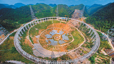 500米口徑球面射電望遠鏡。