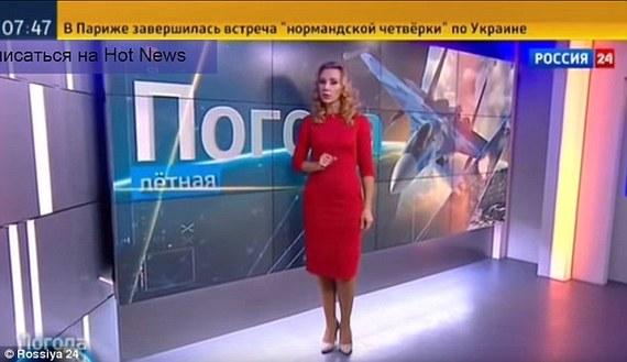 俄氣象女主播語出驚人:天氣好最適合空襲敘利亞